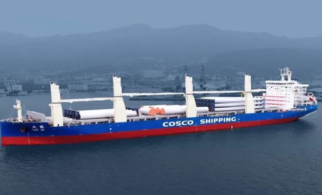 近15亿元！中远海特订造4艘多用途重吊船